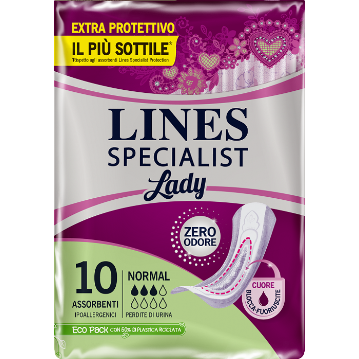 Lines Specialist Lady Normal 10 Assorbenti