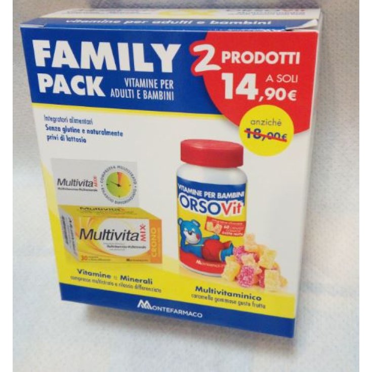 Family Pack Vitamine Adulti e Bambini