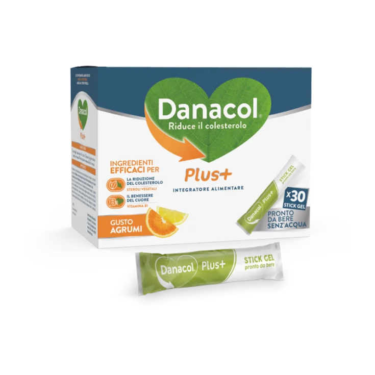 Danacol Plus + Citrus Flavor 30 Stick Gel