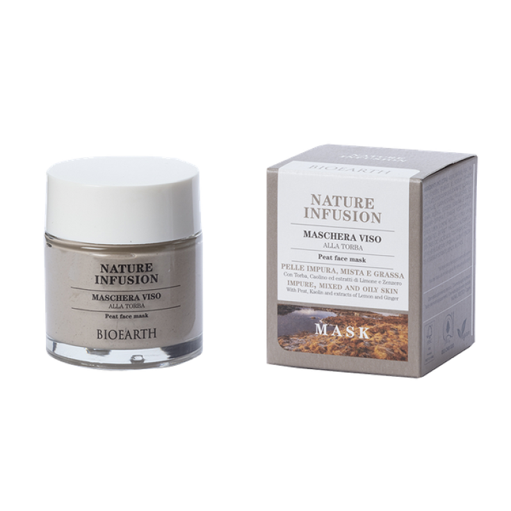 Nature Infusion Maschera Viso Alla Torba Bioearth 100ml