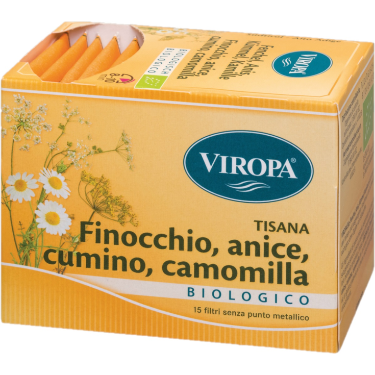 Finocchio Anice Cumino Camomilla Viropa 15 Filtri 