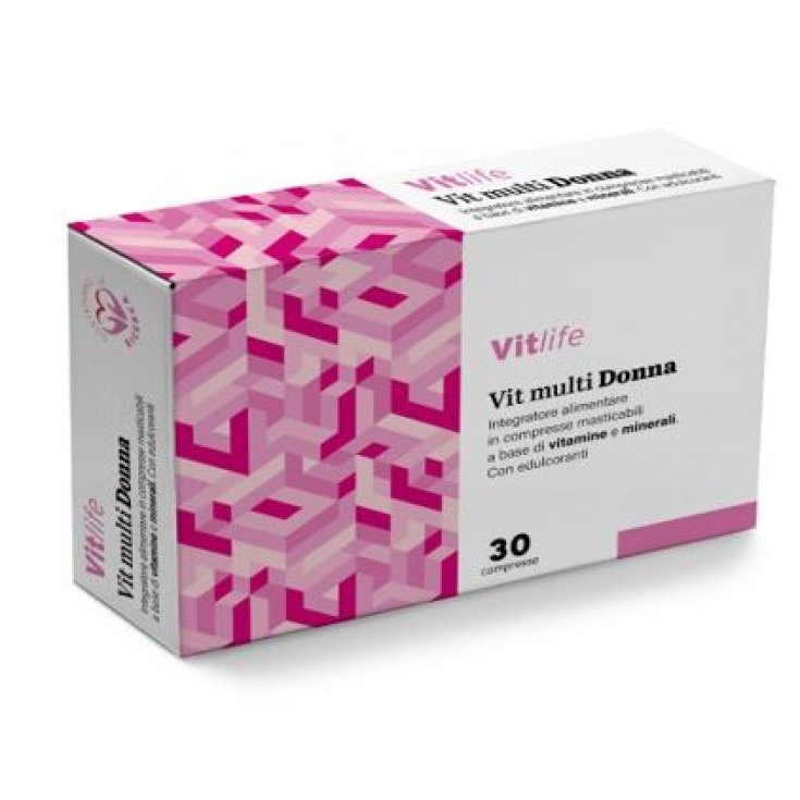 Multivitaminico Donna Vitlife 30 Compresse