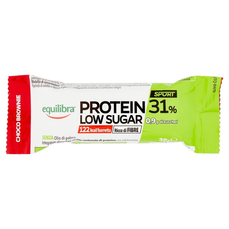 Protein 31% Low Sugar Choco Brownie Equilibra® 40g