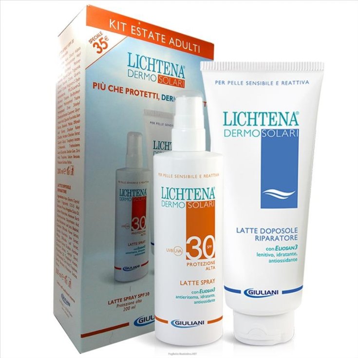 LICHTENA® DERMOSOLARI LATTE SPF30 + LATTE DOPOSOLE GIULIANI