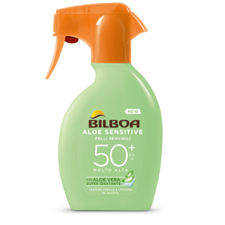 Protezione Solare 50+ Aloe Sensitive Spray Trigger Bilboa 250ml