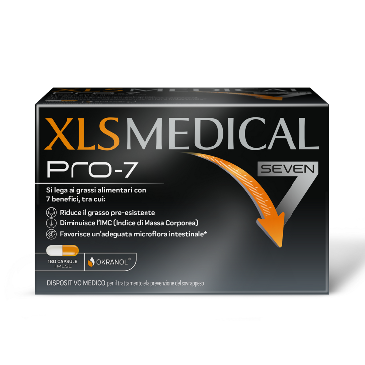 XLS Medical Pro 7 180 Capsule Integratore Dimagrante Forte