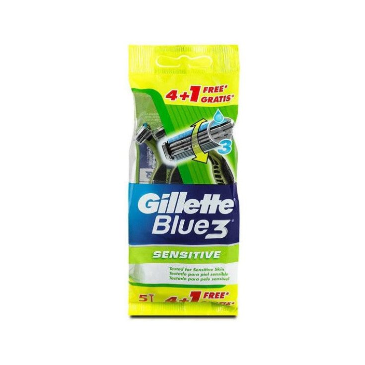 BLUE 3® Sensitive GILLETTE® 4+1 Rasoi