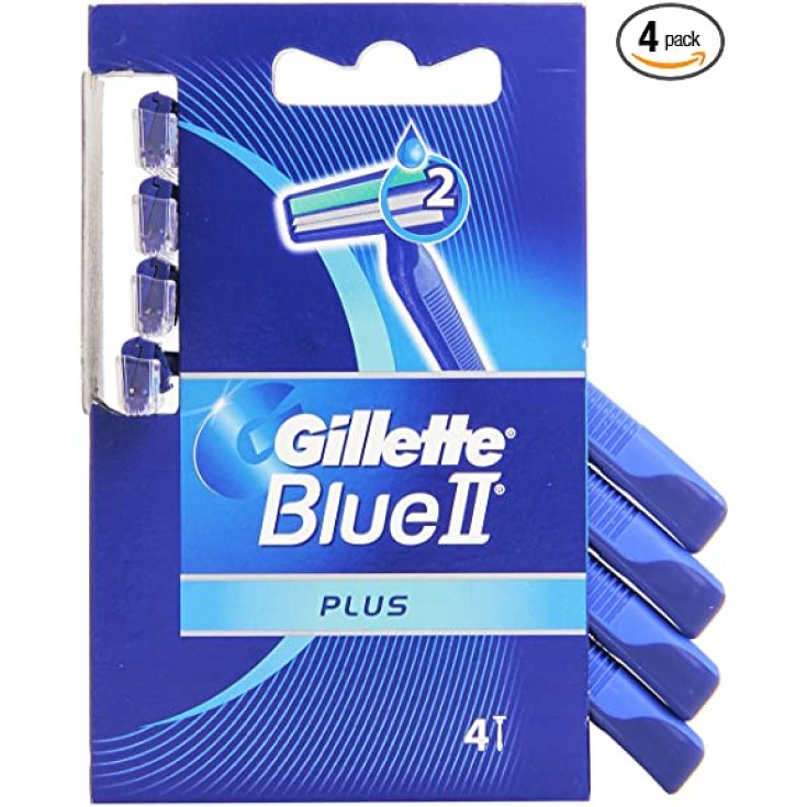 BLUE II® Plus GILLETTE® 4 Rasoi