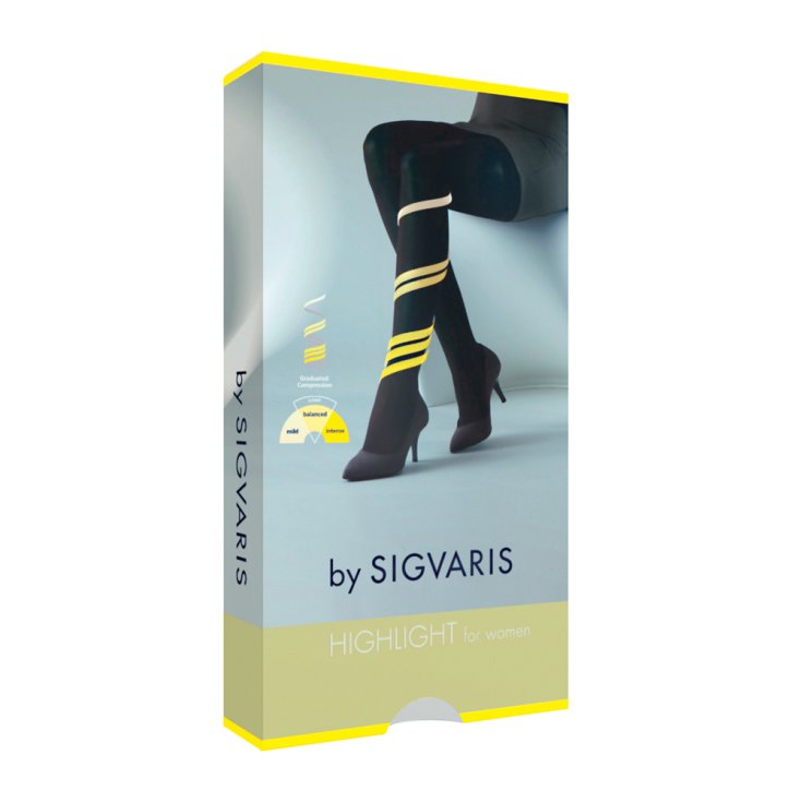 HIGHLIGHT WOMEN GAMBALETTO LUNGO PUNTA CHIUSA COLORE SKIN TG.S By SIGVARIS
