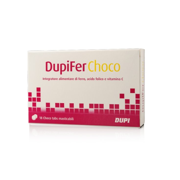 DupiFer Choco Dupi 18 Choco Tabs Masticabili