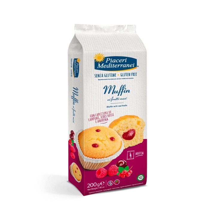  Muffin ai Frutti Rossi Piaceri Mediterranei 200g