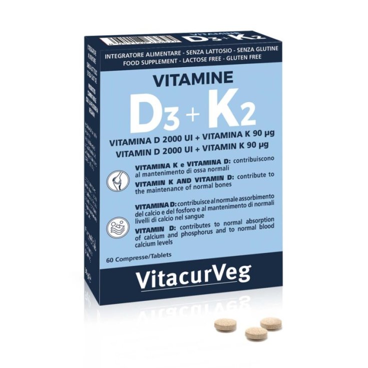 Vitamine D3+K2 Vitacurveg 60 Compresse