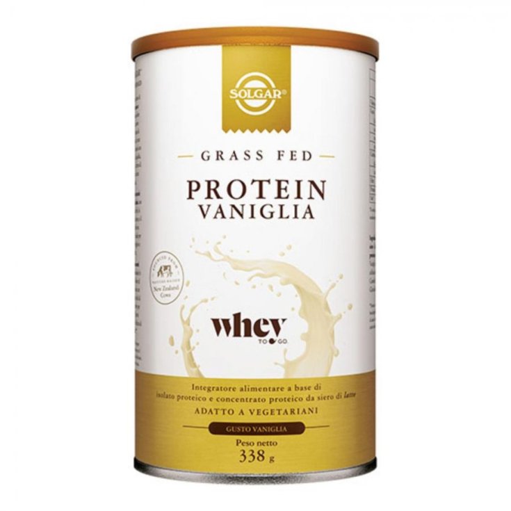 Protein Vaniglia Whey Solgar 338g 