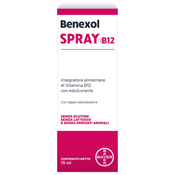 Benexol Spray Integratore Alimentare Vitamina B12 Alto Dosaggio 15ml