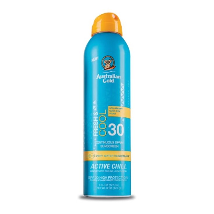 Spf30 Fresh & Cool Spray Continuous Australian Gold 177ml