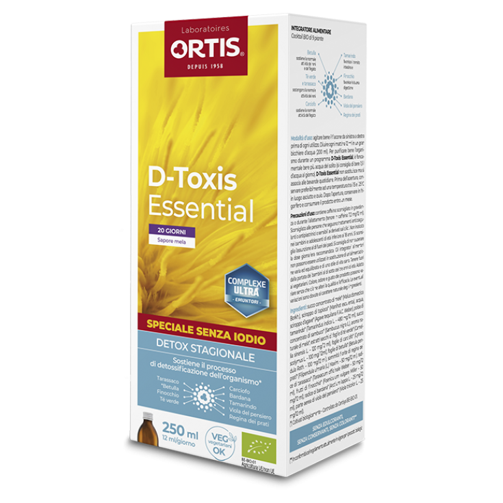 D-Toxis Essential Senza Iodio Ortis Laboratoires 250ml