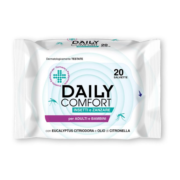 Salviette Repellenti Daily Comfort 20 Pezzi