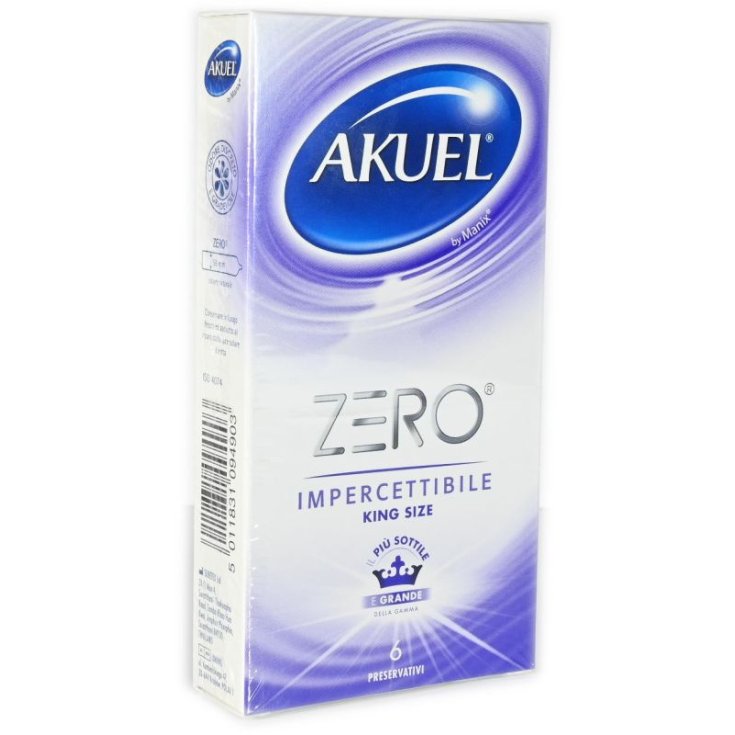 Preservativo Zero® King Size XL AKUEL® 8 Pezzi