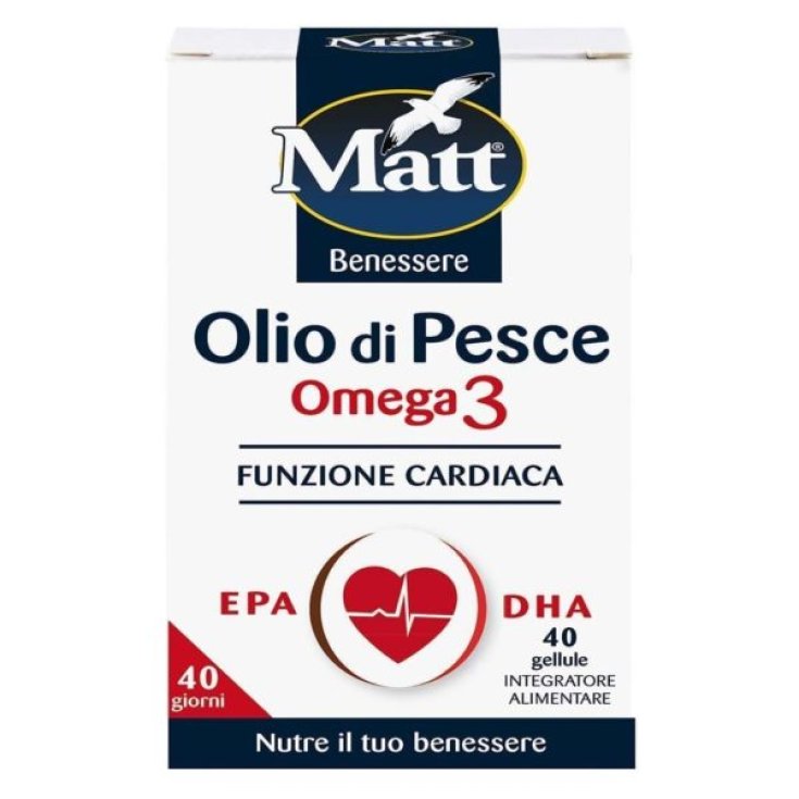 Olio Di Pesce Omega 3 Matt 40 Gellule