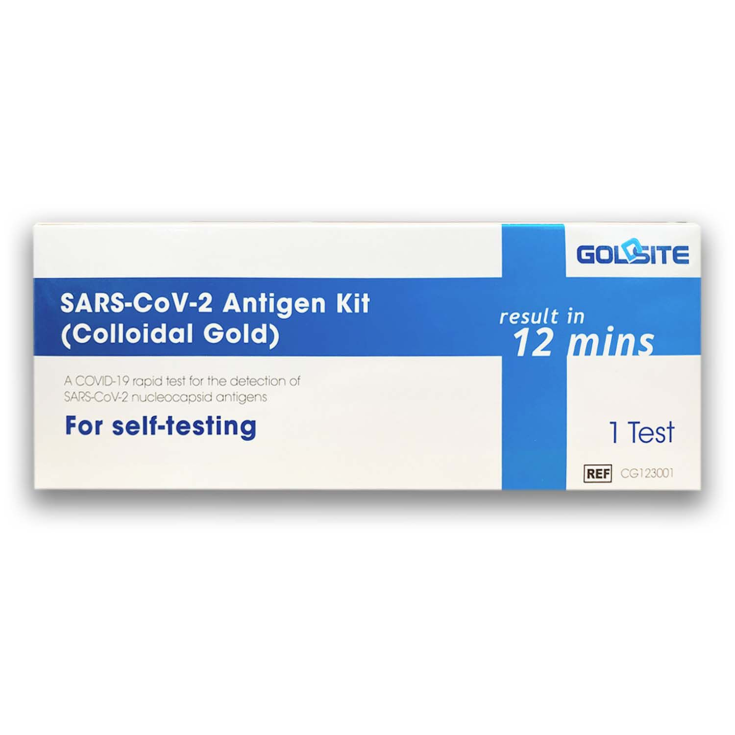 Autotest Diagnostico Sars-CoV-2 Antigen Kit Goldsite 1 Test