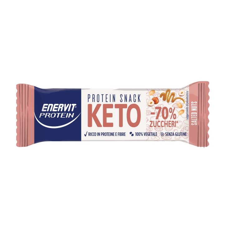 Protein Snack Keto Salted Nuts Enervit Protein 35g