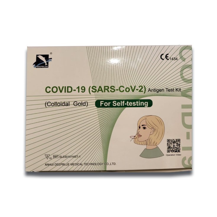 Covid-19 (Sars-CoV-2) Antigen Test Kit DeepBlue 1 Test