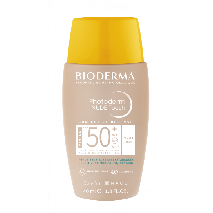 Photoderm Nude Touch Mineral Spf50+ Claire Bioderma 40ml