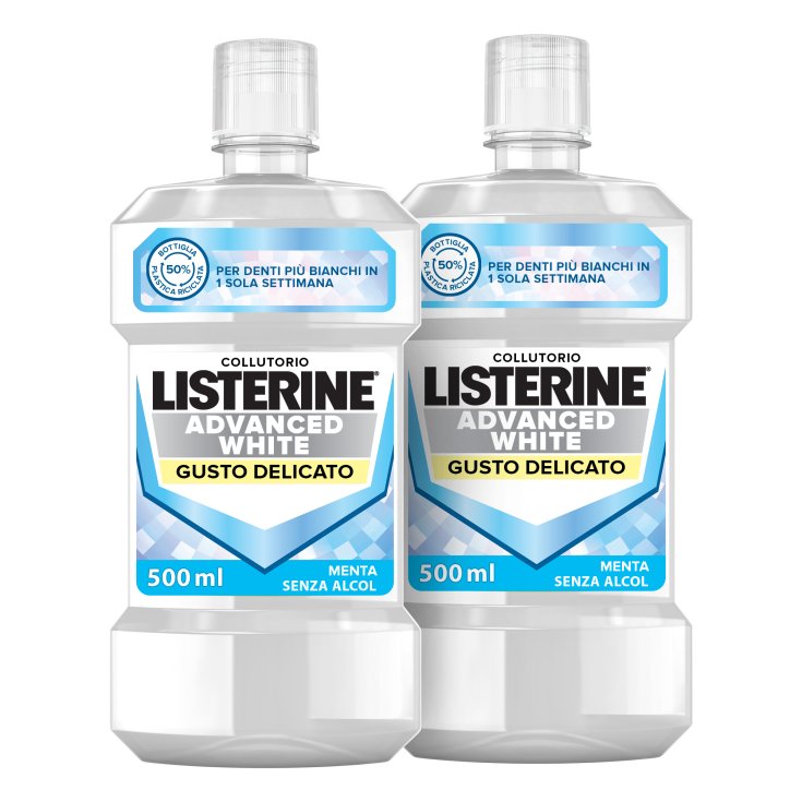 Listerine Advanced Bianco Delicato 500ml x 2