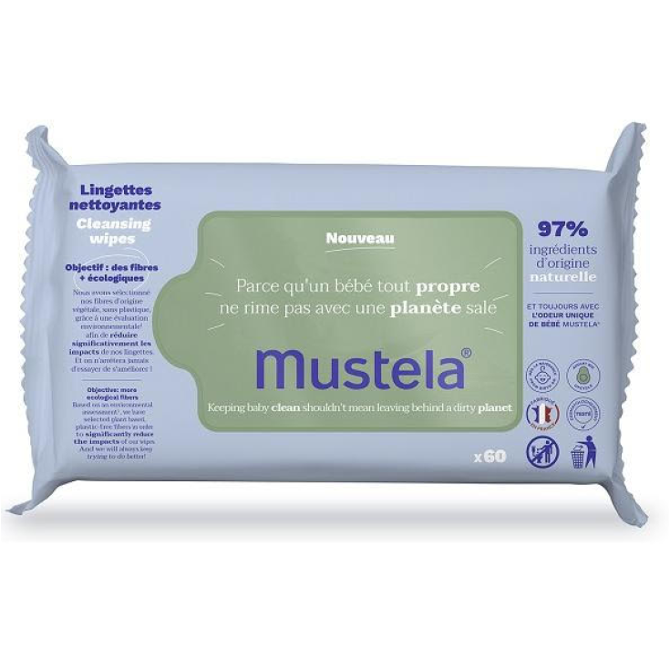 Salviette Detergenti Profumate Mustela® 60 Pezzi