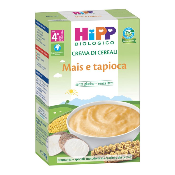 Crema Di Cereali Mais E Tapioca HiPP Biologico 350g