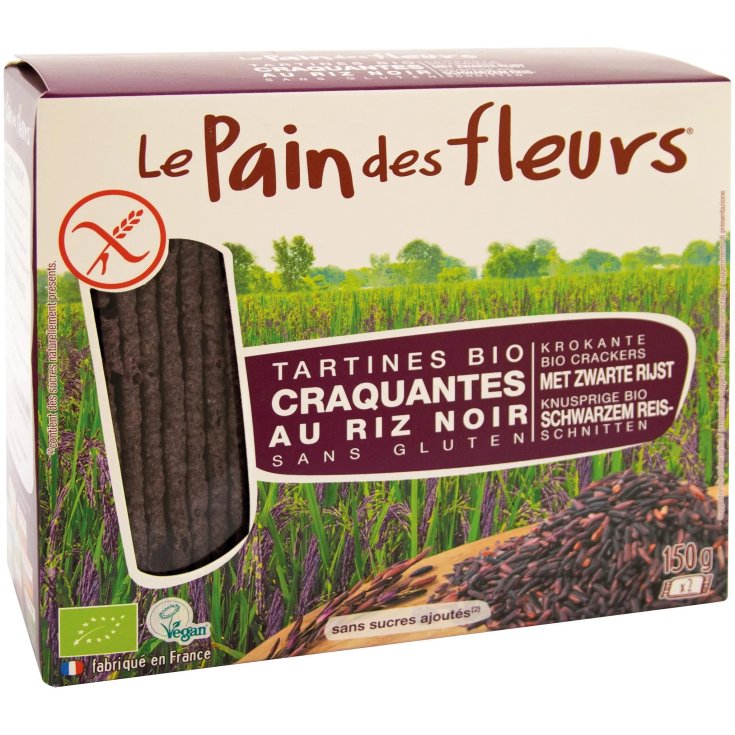 Tartine Tostate al Riso Nero Le Pain des Fleurs 150g