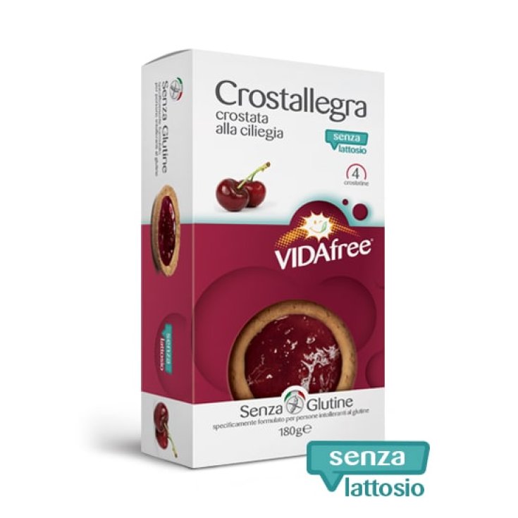 Crostallegra Ciliegia Senza Lattosio Vidafree 4x45g