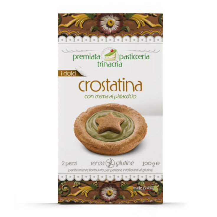 Crostatina Con Crema Pistacchio Premiata Pasticceria Trinacria 100g