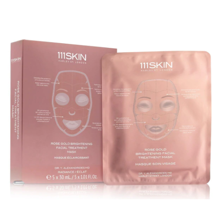 Rose Gold Brightening Facial Treatment Mask 111Skin 5x30ml