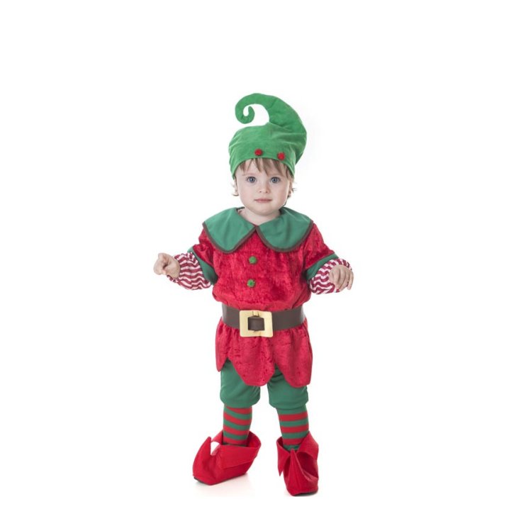 Completino Elfo Di Natale Baby Distribution 1 Pezzo