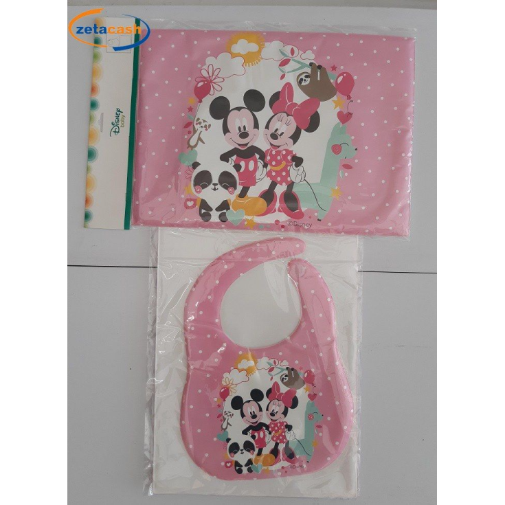 Bavetta Tovaglietta&nbsp;Minnie Set Asilo 2 Pezzi