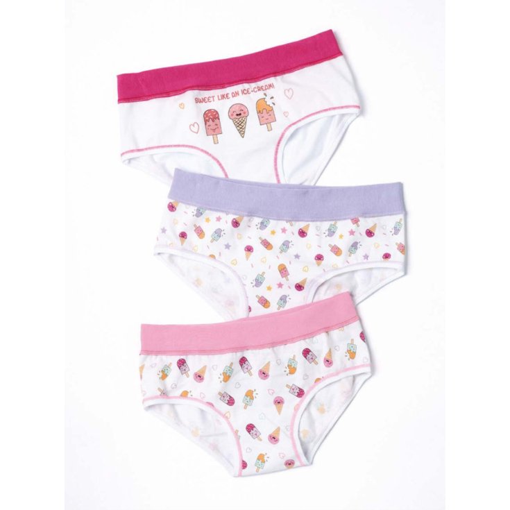 Tris Slip Mutandina Bimba Jadea 3 Pezzi