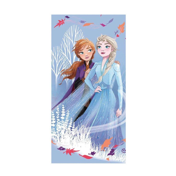 Telo Asciugamano Mare Disney Frozen Taglia Unica 1 Pezzo