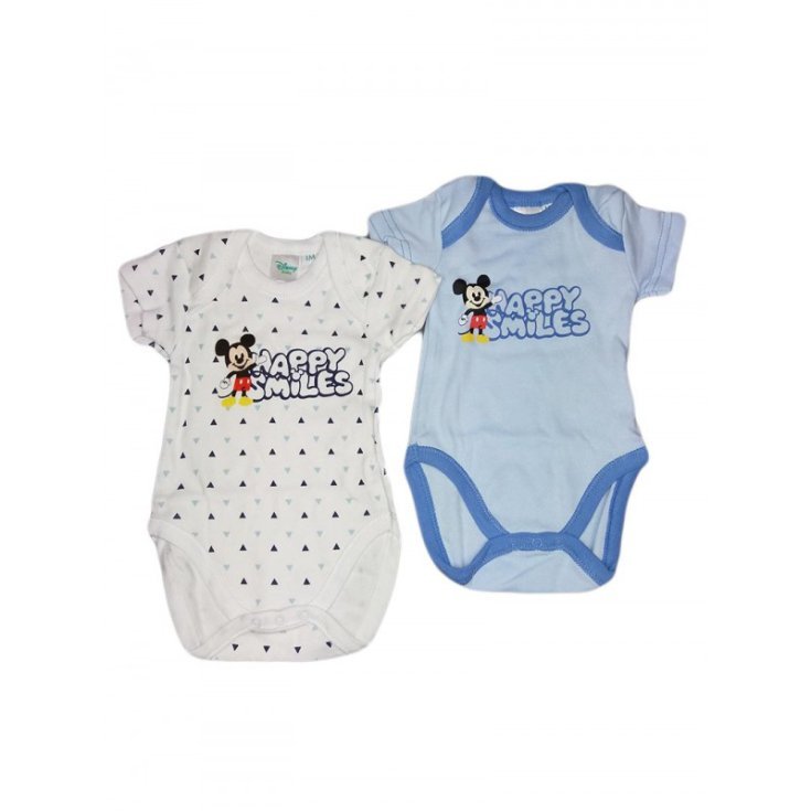Bi-pack Bodyno Bimbo Neonato Mezza Manica 3m Ellepi 1 Set