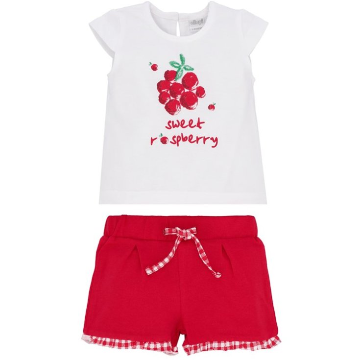 Completo 2 Pezzi Bianco Rosso EllePi 1 Set