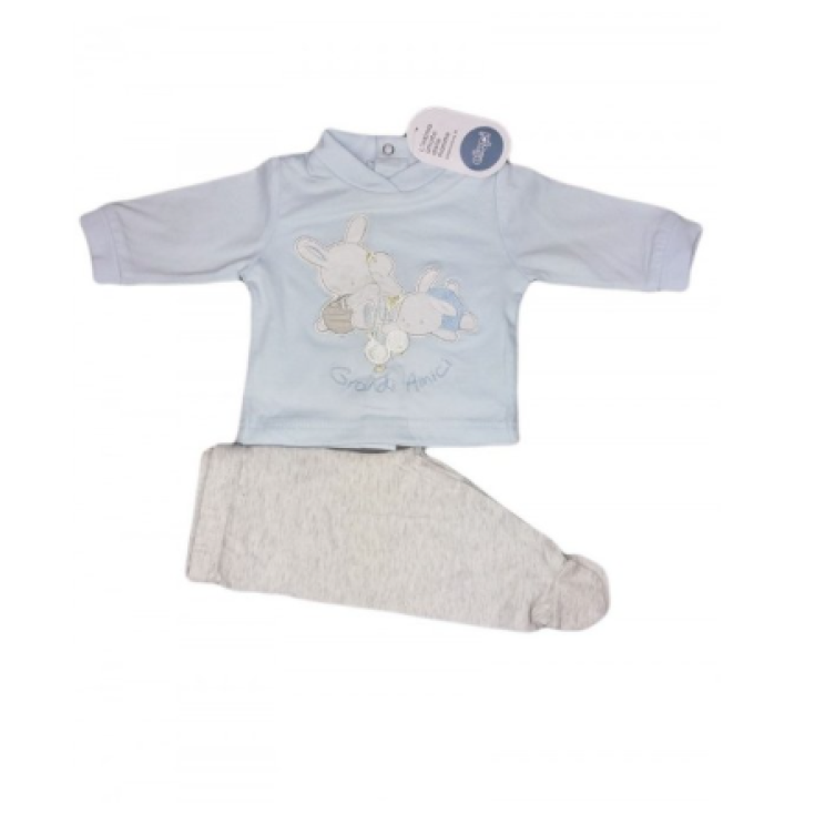 Completo Tuta 2 Pezzi Felpa Cotone Ellepi 1 Set