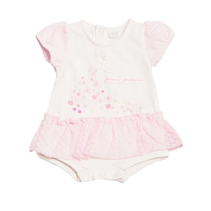 Pagliaccetto Bianco Rosa 0m Ellepi