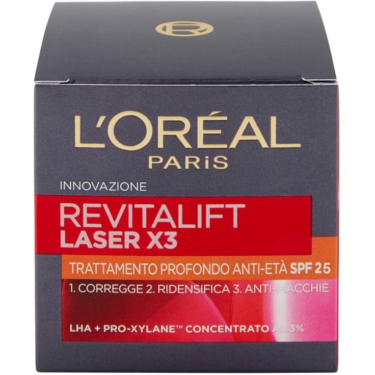 Revitalift Laser X3 Crema Viso Giorno SPF 25 Antirughe L'OREAL 50ml