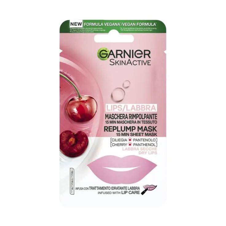 Maschera in Tessuto Labbra Rimpolpante Garnier 5g