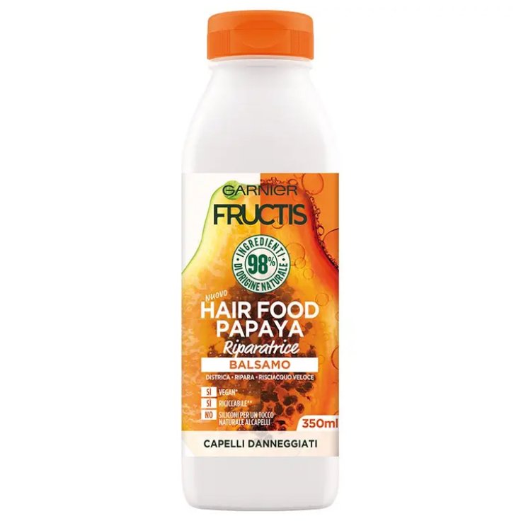 Fructis Hair Food Papaya Balsamo Riparatore Garnier 350ml