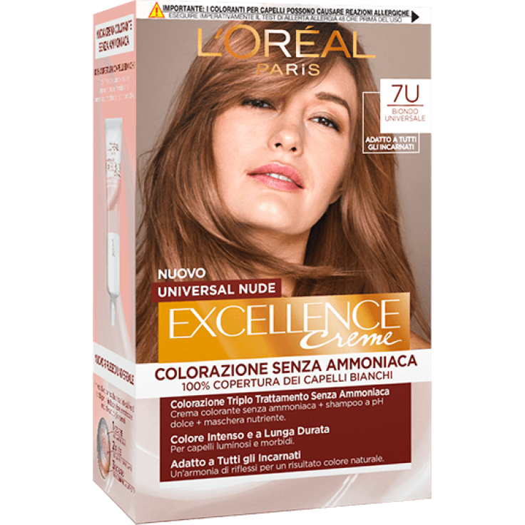 Excellence Universal Nude Colorazione Permanente 7U Biondo L'OREAL