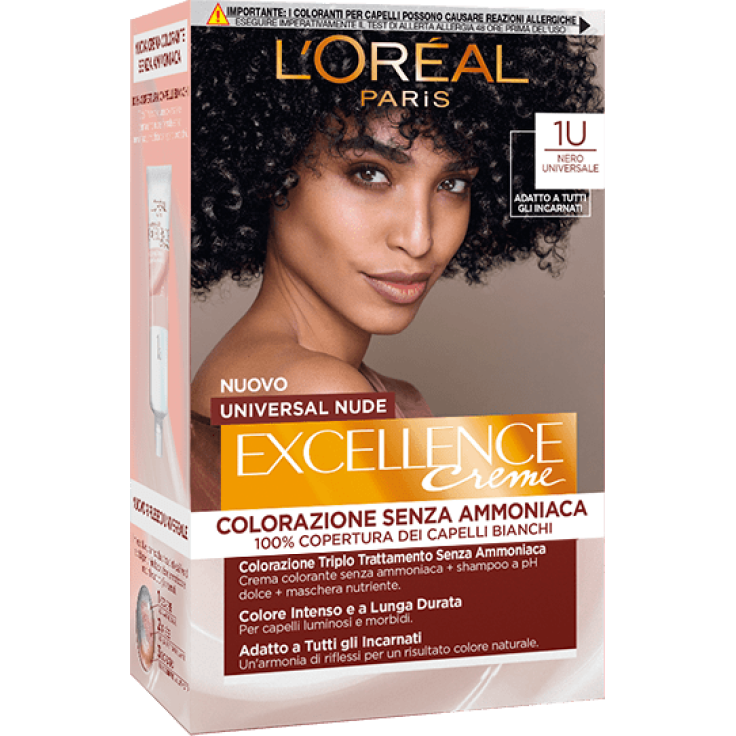 Excellence Universal Nude Colorazione Permanente 1U Nero L'OREAL