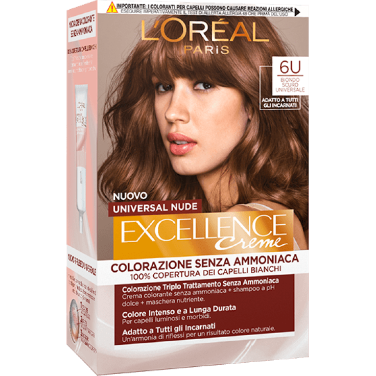 Excellence Universal Nude Colorazione Permanente 6U Biondo Scuro L'OREAL