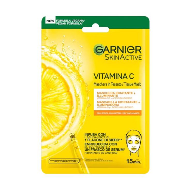 Maschera In Tessuto Vitamina C Garnier 1 Pezzo
