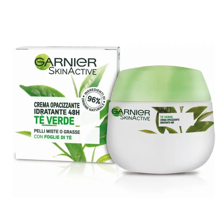 Crema Viso Idratante Opacizzante Con Té Verde Garnier 50ml